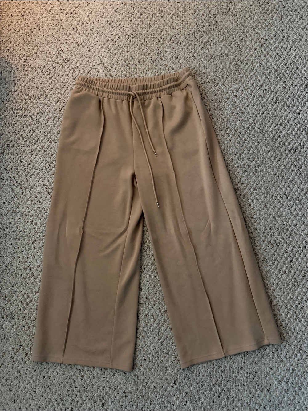Amazon Wide Leg Pants in Tan